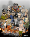 Cartoon: The newcomer (small) by jeander tagged putin,war,devil