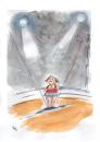 Cartoon: tight-rope walker (small) by rakbela tagged rb,circus