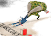 Cartoon: New doubts for democracy in Afri (small) by Popa tagged dilemma,africa,democracy,tyrants,coup