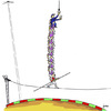 Cartoon: Le Cirque (small) by mseveri tagged circo cirque chaning bubble