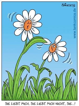 Cartoon: liebesspiel (medium) by pentrick tagged tank,cartoon,bökesch,gerd,game,spiel,natur,love,liebe,flowers,blumen,comics,tankcomics