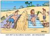 Cartoon: die rettung (small) by pentrick tagged sommerurlaub summer holidays beach strand