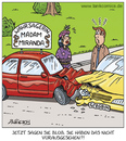 Cartoon: echte talente (small) by pentrick tagged wahrsagerin,fortuneteller,unfall,auto,car,accident,gerd,bökesch,cartoon,mann,frau,man,woman,streit,tank,comics,tankcomics