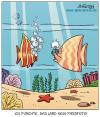 Cartoon: foto (small) by pentrick tagged foto,picture,fische,fish,tiere,animals,meer,sea,blitzlicht,flashlight,gerd,bökesch,cartoon,tank,comics,tankcomics