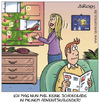 Cartoon: kalender de lux (small) by pentrick tagged adventskalender,schuhe,calendar,shoes,mann,frau,man,woman,weihnachten,christmas,gerd,bökesch,cartoon,tank,comics,tankcomics