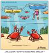 Cartoon: spielkinder (small) by pentrick tagged animals tiere baden urlaub