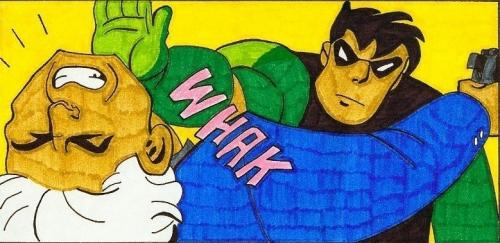Cartoon: Robin (medium) by spotty tagged batman