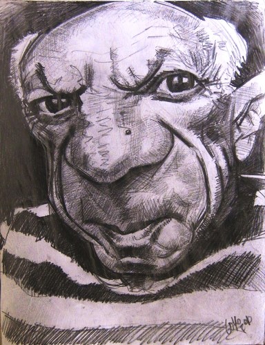 Cartoon: PICASSO (medium) by GOYET tagged uuu