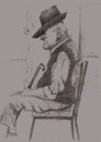 Cartoon: CANARIAN TIPICAL MAN (small) by GOYET tagged drawin,figurative,ould,pe