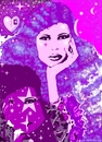 Cartoon: digital pop portrait (small) by GOYET tagged digital,portrait,womed