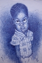 Cartoon: MACUMBA FROM SENEGAL (small) by GOYET tagged senegal kit girl cartoon