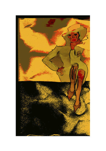 Cartoon: MADAME SE FUMA UN CIGARETTE (medium) by el osso tagged elosso
