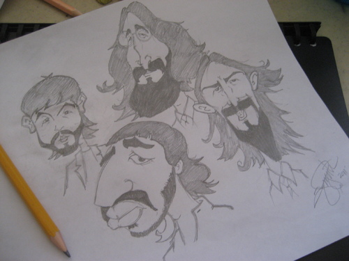 Cartoon: beatles (medium) by diko tagged beatles