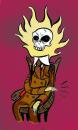 Cartoon: PROFESSOR SKULL (small) by Jorge Fornes tagged ilustration