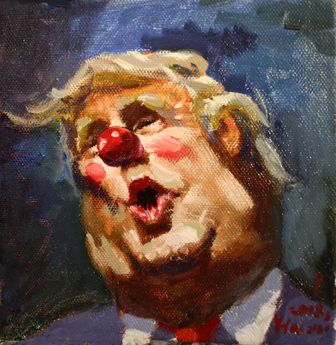 Cartoon: 365 Days with This Clown (medium) by ylli haruni tagged donald,trump,president,usa,clown