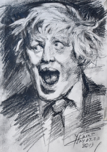 Cartoon: Brexit Gone Wild (medium) by ylli haruni tagged boris,johnson,brexit,unitet,kingdem,prime,minister