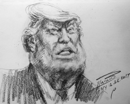 Cartoon: I look like a Pig but Im a Dick (medium) by ylli haruni tagged donald,trump,president