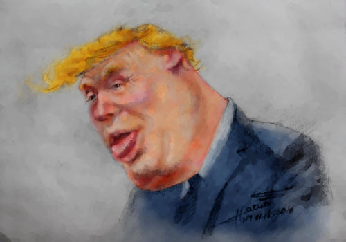 Cartoon: Merry Christmas America (medium) by ylli haruni tagged trump,donald,president,usa,moron,pervert