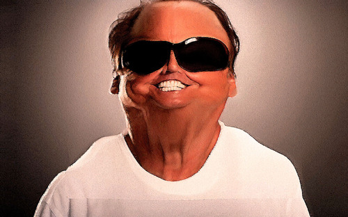 Cartoon: Jack Nicholson (medium) by hakanipek tagged movie,artist,actor