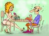 Cartoon: big gamble (small) by hakanipek tagged gambling,win,lose,nudity,love