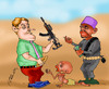 Cartoon: HUMANITARIAN AID (small) by hakanipek tagged poverty,hunger,humanity,africa