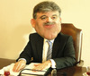 Cartoon: Turkish president (small) by hakanipek tagged politics,celebrities,portraits,turkey