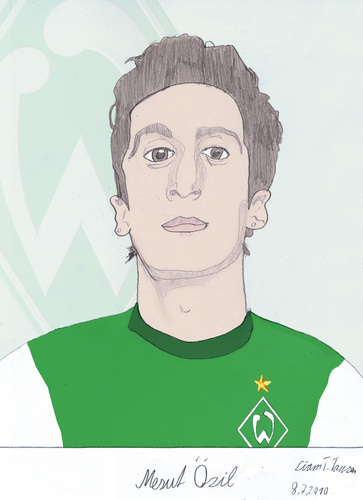 Cartoon: Mesut Özil (medium) by Liam tagged fussball