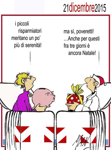 Cartoon: 21 dicembre 2015 (medium) by Enzo Maneglia Man tagged fighillearte,maneglia,man,cassonettari