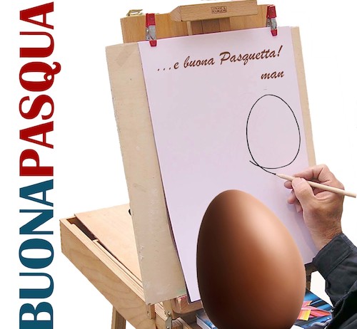 Cartoon: buona Pasqua 2017 (medium) by Enzo Maneglia Man tagged pasqua,2017,pasquetta,man