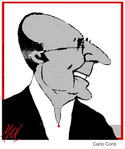 Cartoon: Carlo Conti (medium) by Enzo Maneglia Man tagged caricature,disegni,ritratti,personaggi,televisione