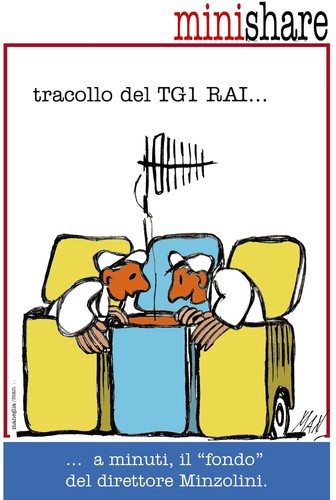 Cartoon: i cassonettari (medium) by Enzo Maneglia Man tagged nov2011,rai,tg1,minzolini,cassonettari