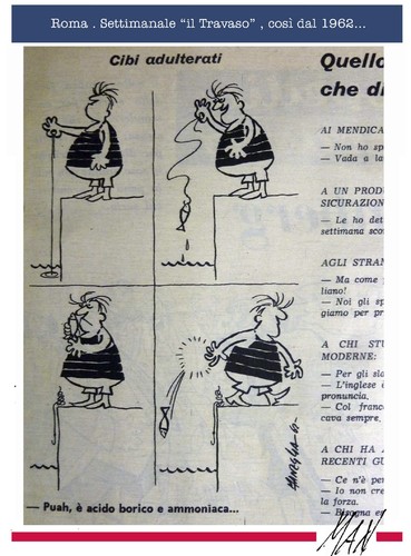 Cartoon: cibi adulterati (medium) by Enzo Maneglia Man tagged umoristico,settimanale,travaso