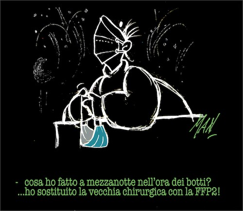 Cartoon: cosa ho fatto a mezzanotte (medium) by Enzo Maneglia Man tagged vignetta,umorismo,grafico,illustrazioni,disegni,by,enzo,maneglia,man