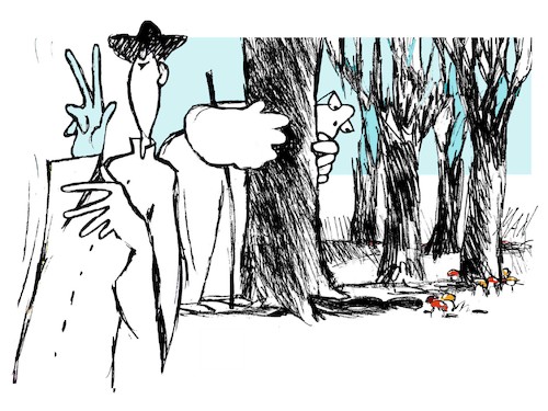 Cartoon: Don Giuliani by Ruinetti (medium) by Enzo Maneglia Man tagged racconti,storie,diari,pensieri,by,franco,ruinetti,illustrazioni,di,man,fighillearte,piccolomuseo,fighille,it