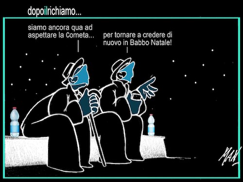Cartoon: dopo il richiamo (medium) by Enzo Maneglia Man tagged vignetta,umorismo,grafico,spilli,by,maneglia,fighillearte,piccolomuseo,di,fighille,ita