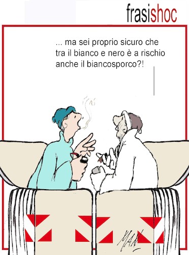Cartoon: Frasi shoc (medium) by Enzo Maneglia Man tagged vignetta,umorismo,grafico,politica,italiana,fighillearte,maneglia,man