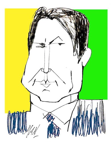 Cartoon: Giuseppe Conte (medium) by Enzo Maneglia Man tagged caricature,rappresentazione,grafica,personaggi,politici,di,maneglia,man,fighullearte