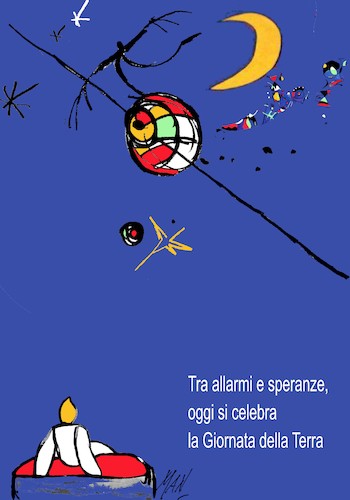 Cartoon: La Giornata della Terra (medium) by Enzo Maneglia Man tagged giornata,della,terra,grafica,enzo,maneglia,man