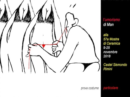 Cartoon: MOSTRA CERAMICA 2018 RIMINI (medium) by Enzo Maneglia Man tagged mostre,ceramica,enaip,arte,rimini,2018,maneglia,brolli,ceschi,maroncelli,filippi