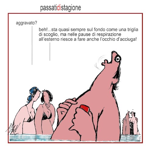 Cartoon: passati di stagione (medium) by Enzo Maneglia Man tagged vignette,umorismo,grafico,maneglia