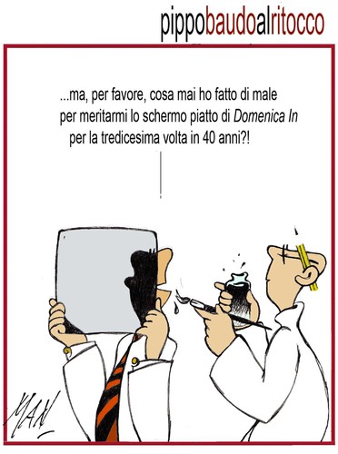 Cartoon: Pippo Baudo 80 (medium) by Enzo Maneglia Man tagged fighillearte,cassonettari,maneglia,2016,domenicain,80anni,baudo,pippo