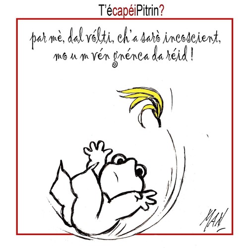 Cartoon: Pitrin (medium) by Enzo Maneglia Man tagged romagnolo,dialetto,man,maneglia,enzo,di,pietro,pitrin