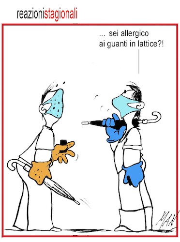 Cartoon: Reazioni stagionali (medium) by Enzo Maneglia Man tagged vignette,umorismo,grafico,tempo,di,coronavirus,spilli,man,grafiche,enzo,maneglia,fighillearte,piccolomuseo,fighille,it