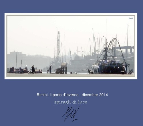 Cartoon: Rimini in inverno (medium) by Enzo Maneglia Man tagged man,foto,2014,dicembre,porto,rimini,spiraglidiluce