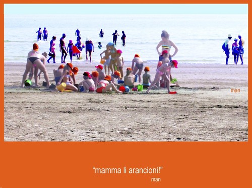 Cartoon: Rimini spiaggia (medium) by Enzo Maneglia Man tagged rimini,spiaggia,2015,foto,man