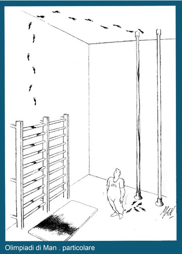 Cartoon: Rio olimpiadi di Man (medium) by Enzo Maneglia Man tagged fighillearte,enzo,maneglia,man,olimpiadi,vignette