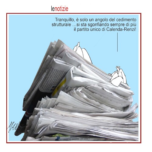 Cartoon: terzo polo (medium) by Enzo Maneglia Man tagged vignette,umorismo,grafico,satira,fughillearte,piccolo,museo,fighille