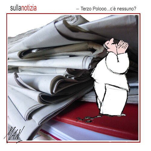 Cartoon: Terzo Polo (medium) by Enzo Maneglia Man tagged vignetta,umorismo,grafico,spilli,fighillearte,piccolomuseo