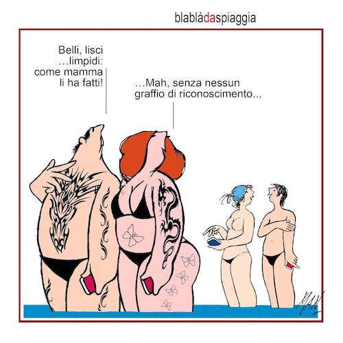 Cartoon: tipi da spiaggia (medium) by Enzo Maneglia Man tagged vignette,umorism,grafico,illustrazione,spilli,fighllearte,piccolomuseo,di,fighille,ita