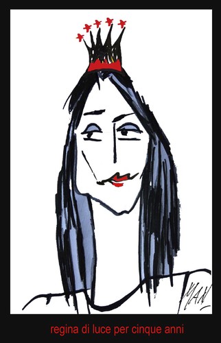 Cartoon: Virginia Raggi (medium) by Enzo Maneglia Man tagged fighillearte,diman,raggi,virginia